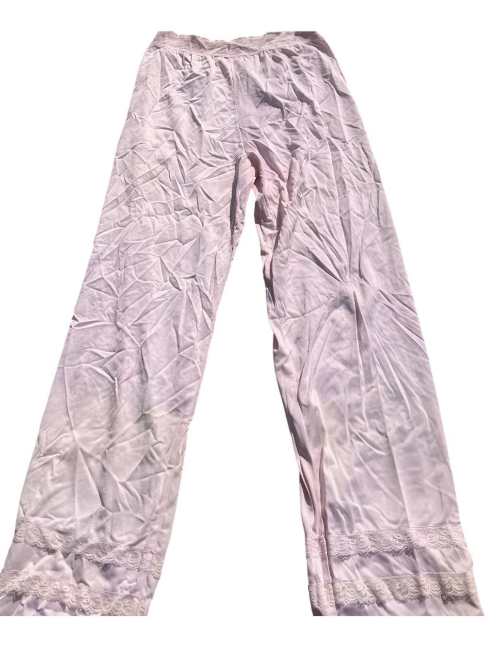 Vintage Pembrooke Light Pink Pettipants Ruffle Lace Size Small